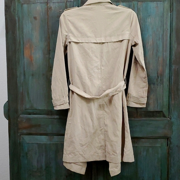 EVENT Double Breasted Belted Trench Coat, Size Small, NWT - Picture 2 of 10